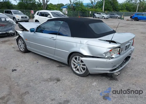 2001 BMW 330Ci from USA, damaged, VIN WBABS534X1JU83536